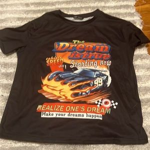 cute graphic tee , very soft and worn twice.